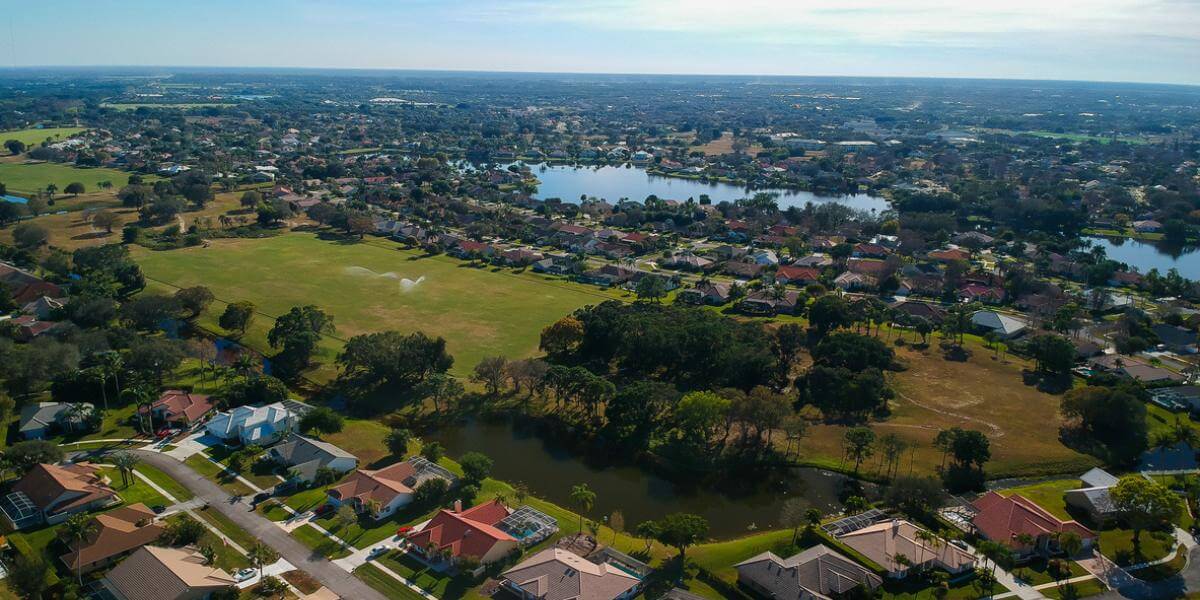 Wellington Florida real estate drone photography
